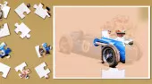 Painting Vintage Cars Jigsaw