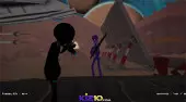 Stickman Armed Assassin Cold Space