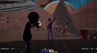 Stickman Armed Assassin Cold Space
