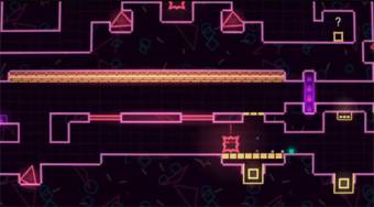 Big NEON Tower VS Tiny Square