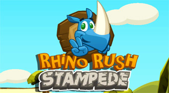 Rhino Rush Stampede Online | Online hra zdarma | Superhry.cz