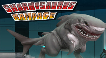 Sharkosaurus Rampage | Online hra zdarma | Superhry.cz
