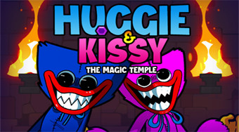 Huggie Y Kissy the Magic Temple | Online hra zdarma | Superhry.cz