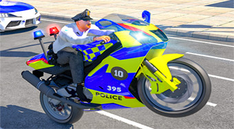 Police Bike Stunt Game