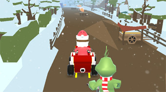 Grinch Chase Santa