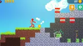 Red Stickman vs Monster School 2