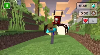 Noob vs Spider Train