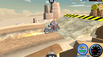 Cartoon Moto Stunt