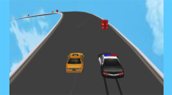 Police Car Line Driving