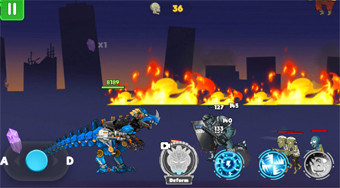 Robot Terminator T Rex