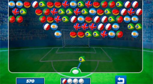 Bubble Shooter World Cup em Jogos na Internet