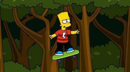 Bart Simpson Skateboarding | Online hra zdarma | Superhry.cz